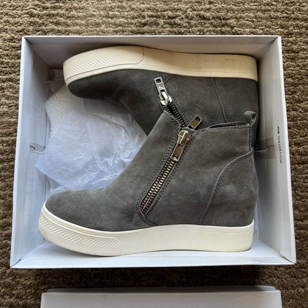 COPY - Steve Madden Suede Wedge Sneakers